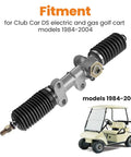 Steering Gear Box Assembly For 1984 To 2004 Club Car Golf Cart DS Carryall Turf Gas And Electric Rack And Pinion Replacement Part