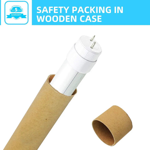 F15T8 LED Replacement Tube Light 18 Inch 7W 840lm 5000K Daylight Dope in cylindrical packing