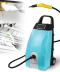 High Pressure Steam Cleaner 3000W With Fast 40 Second Heat Up Removes Stubborn Grease From Car And Kitchen Surfaces With 110 Degree Celsius Hot Steam And 3.5L Large Water Tank Capacity For Deep Cleaning Jobs, portable design with flexible hose.