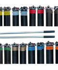 2 Inch Garage Door Torsion Springs With Non Slip Winding Bars Black Coated For Long Life 18000 Cycles, multiple colors