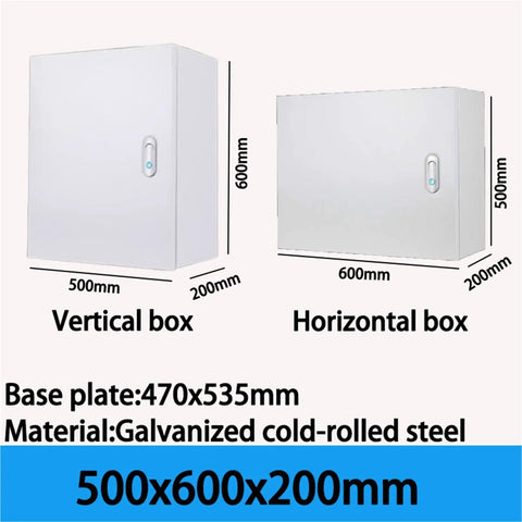 One Pack Built To Last Waterproof Electrical Distribution Box Outdoor Junction Control Box 500x600x200mm rugged galvanized steel