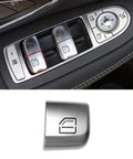 Mercedes Window Lift Switch Button Cover For C Class W205 2015 2021 And GLC W253 2016 2022 Rear Right Power Window Control Button Cap ABS PC Interior Replacement Button Cap For Easy Fit And Long Lasting Durability Smooth Surface Finish installed view