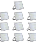 10 Pack 500W LED Flood Lights Slam Out 40000 Lumens Daylight White IP67 Weather Resistant Outdoor Security Work Lights.