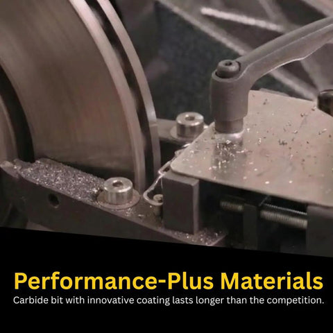 Carbide Insert Tips With Custom Radius And Chip Breaker For Rotor Matching Systems And B17 Bench Lathe Gotta Have Smooth Cuts