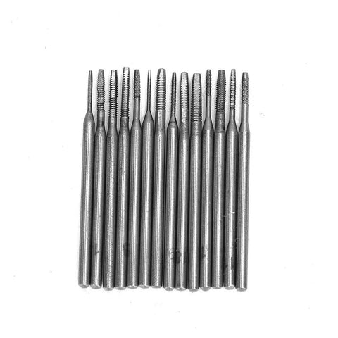 Top Shelf Tungsten Steel Screw Drilling Plate Kit With Rock Solid Thread Mold For Crafting Custom Earrings And Bracelets, 12 precision screw drills.