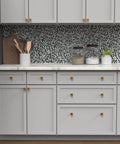 Square Cabinet Knob Set 10 Pack In Brushed Brass One And Three Sixteenths Inch For Kitchen Cabinets Dressers And Bathroom Drawers By Hickory Hardware Go To Modern Hardware Upgrade With Durable Metal Construction And Easy Install on white kitchen cabinets