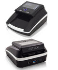 Portable Counterfeit Money Detector With UV IR MG Scan Auto 4 Way Bill Check And Value Counting For USD And EUR close-up