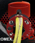 Close-up of Handheld Wire Stripping Tool Kit Compact Portable Manual Wire Stripper With 10 Extra Blades in use on wire