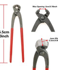 25.5 cm pincers for 80 Piece Stainless Steel Single Ear Hose Clamps Kit With Pincers For Sizes 7 To 21 Millimeters, 304 Grade Pro Grade