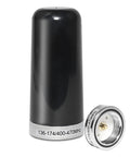 Dual Band GMRS NMO Mount Antenna For VHF 136-174 MHz And UHF 400-470 MHz, 3.5 Inch Low-Profile Design, displayed with base