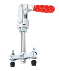 Ultimate Double Ended Iron Push Pull Clamp For Welding Jobs And Metal Shaping Tasks Offers Secure Grip With Adjustable Rubber Heads For Vertical Or Horizontal Use In Any Heavy Duty Shop Setting.