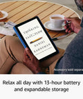 Person relaxing with Top Shelf Ten Point One Inch Tablet With A Dope Full Hd Display And Snappy Octa Core Processor Packing Four Gb Ram And Thirty Two Gb Storage To Smash Streaming Marathons Heavy Gaming And Daily Tasks Without Lag On All Day Battery Life In Classic Black while enjoying coffee.