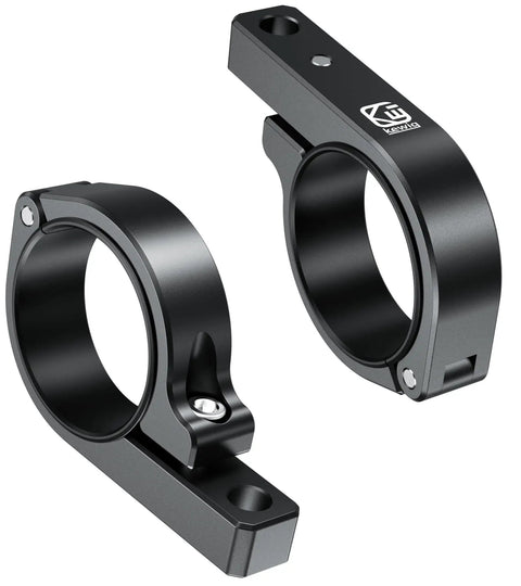 Beefy Aluminum Off Road Led Light Bar Mounts Set Of 2 For Round Rails And Roll Cages Fits 1.5, 1.75, 1.85, 2.0 And 2.1 Inch Diameter Bars