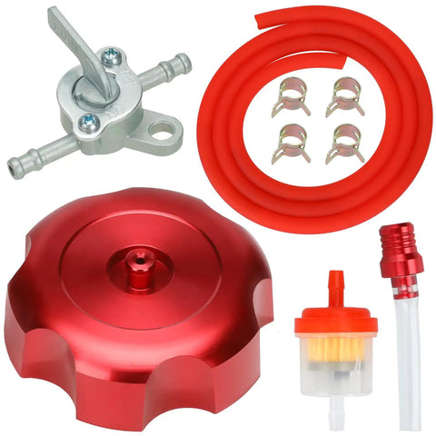 Tough As Nails Metal Gas Fuel Tank Cap For 50cc To 125cc ATVs Quad Bikes Compatible With Coolster TaoTao Buyang Parts Kit