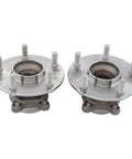 Rear Wheel Hub And Bearing Assembly Pair For Honda Civic 2016 To 2021 And Insight 2019 To 2022 with 5 Lug ABS, flange 139.3mm