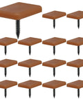 Grab These 15 Square Tack In Drawer Glides To Get Your Drawers Sliding Like Butter Smooth As Silk Furniture Hardware Replacement Parts For Dresser Repair And Cabinet Fixes Fast - brown plastic glides with black nails.