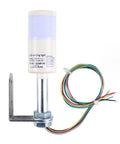 Three Color In One Layer Led Warning Light Tower With Steady Light No Buzzer L Style Base Red Yellow Green High Viz