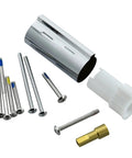 Handle Extension Kit For Posi Temp Single Handle Tub And Shower Faucet Chrome 1 Inch Thick Wall Extension Includes Brass Stem