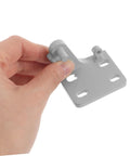 Commercial Grade Metal Refrigerator Door Hinges For Cooler And Freezer With Silky Smooth Motion and Knockout Durability detail held in hand