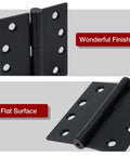 Close-up of 3 Pack Oil Rubbed Bronze 4.5 Inch Heavy Duty Commercial Door Hinges showing wonderful finish and flat surface