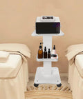 Esthetician Cart With Three Tiers Rolling Beauty Trolley Featuring 360 Degree Silent Wheels And Aluminum Alloy Tray in salon