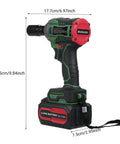 Klanata Cordless Brushless Impact Wrench 20V 1/2-Inch Drive with 4Ah battery and ergonomic grip, ideal for heavy duty jobs.