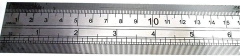 1 Meter Stainless Steel Ruler For Accurate Measuring, 40 Inch Metal Rule With Handy Hanging Hole, Metric And Imperial Scales, Built To Last For The Workshop, Carpentry, And DIY Projects, stainless steel ruler with metric and imperial markings