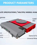 Heavy Duty Electric Mover Remote Controlled Steerable Turntable Platform For Industrial Warehouse Material Handling features load-bearing disc and steel frame.