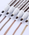 Wood Repair Markers Touch Up Kit For Stains And Scratches On Wooden Floors Tables And Furniture Oak Color Quick Dry