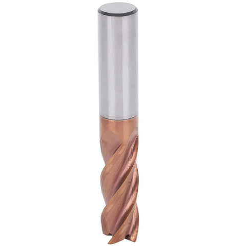 Hard Hitting Tungsten Steel 3 Flute End Mill With 16mm Shank And 16mm Cutting Diameter 100mm Total Length For CNC Machines Burr Free Finish