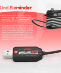 USB Servo Programmer Adapter Easy Peasy Setup Configurable Motor Controller With Windows Compatibility No Sweat Wiring For Rc Drone Hobby Rig with AGF-SPV3 model.