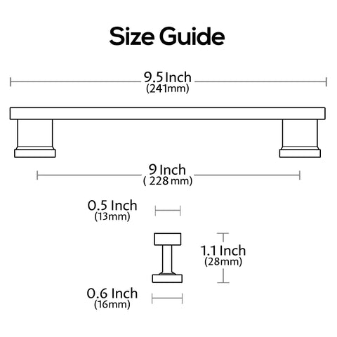 10 Pack Brushed Satin Nickel Cabinet Pulls 9 Inch Hole Centers For Cabinets And Drawers Ideal Kitchen Cabinet Handles With Sleek Modern Vibe AL3061SN Mounting Screws Included