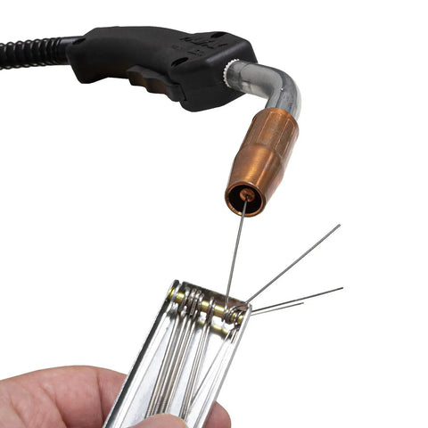 Pro-Grade Welding Tip Cleaner Tool Kit With 13-Wire Set for precise welds and thorough cleaning of cutting torches, nozzles, tips