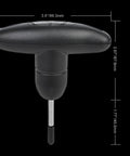 Front view of 40lbf Torque Golf Wrench For Driver And Fairway Hybrids With Adapter Sleeve And Head Weight Adjustment Universal Fit For TaylorMade Callaway Titleist Ping Cobra PXG Mizuno And More Keeps Club Heads Snug At High Swing Speeds.