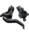 MT4 2 Finger Aluminum Bike Brake Lever With Reversible Left Or Right Mount And 2.2 Mm Cable, black, single caliper, carbotecture