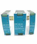 Front view of a Beefy 75 Watt 24 Volt Industrial Switching Power Supply DIN Rail Mount For CCTV And LED Lighting SMPS Converter