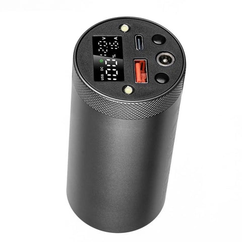 Top Shelf 4680 And 4695 Battery Case With Heavy Duty Shield, showing USB ports and power display, designed for trail and office use.