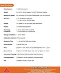 Carbon Monoxide Gas Transmitter With Display 0 To 250 PPM specifications sheet