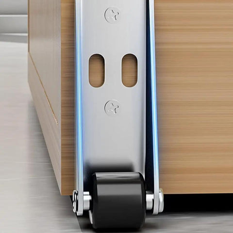 Heavy Duty Stainless Steel Swivel Caster Wheels For Sliding Doors And Furniture, rust resistant flat bottom roller mounted on track.