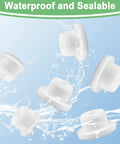 36 Piece Bathtub Jet Covers Set In 6 Sizes Fits 12mm 13mm 14mm 15mm 16mm And 17mm Hole For Universal Silicone Tub Drain Plugs