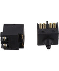 Push Button Switch Replacement Kit For 100mm 4 Inch Angle Grinders And Polishers Durable Plastic And Metal Construction Includes Two Switches