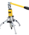 Heavy Duty 5 Ton Hydraulic Gear Puller And Bearing Separator Tool Kit With Three Jaw Setup For Garage Hub And Gear Removal Using 200 Mm 140 Mm Height And 50 Mm Pump Stroke Capacity For Tough Jobs In Home Or Local Garage Shops Now, three-jaw steel puller