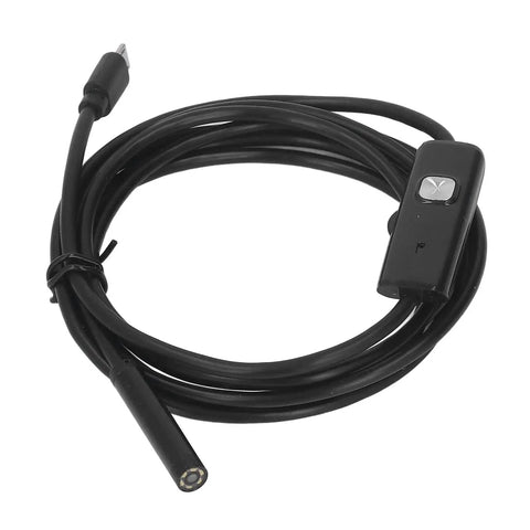 Endoscope Inspection Camera With Six Adjustable LED Lights 0.3MP Borescope For Pipe Repair And Car Maintenance Underwater Viewing 1M Cable