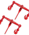 Ratchet Chain Binder One Quarter To Five Sixteenths Inch 2600 Lbs Working Load Limit Heavy Duty Tie Down For Flatbed Hauling And Towing Two Pack Forged Steel Handle Built For Secure Load Binding On Trucks