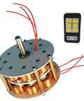 Double Layer Iron Core Hydro Generator For Water Turbines, 60W 3-Phase Brushless Power Generator At Low Speed, clip light visible