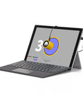 Display 123 Monitor Calibration Colorimeter With Easy 1 2 3 Software Workflow for Pro Photo Editing and Color Accurate Viewing USB C Connection Before And After Check Supports Two Displays In A Compact Design on a laptop monitor