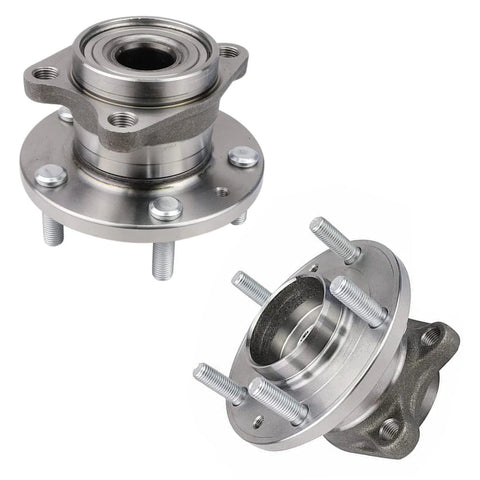 Beefed-Up AWD Front Steering Knuckles With Hubs And Rear Wheel Hub Bearings Kit For 2007 2015 Mazda CX 9 Includes Two Front Knuckles With Hubs And Two Rear Bearings For Easy Replacement. Metal wheel hub and bearing kits