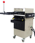 Pro Grade Semi Auto PCB Cutting Machine For Lead Wires And Redundant Pin Cutting PCB Foot Cutter Tool For Board Circuits Cuts 0.8mm To 2.5mm Thickness Includes Blade Heavy Duty Steel Construction, side view