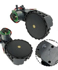 Left And Right Replacement Wheel Set For Master S Robot Vacuum, Side Caster Roller Assembly, black wheels, close-up view