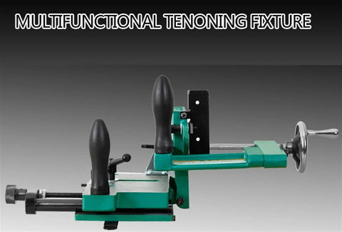 Heavy Duty Woodworking Tenoning Machine Desktop Drilling Jig For Dead On Alignment Square Table Saw Fixture with adjustable clamps